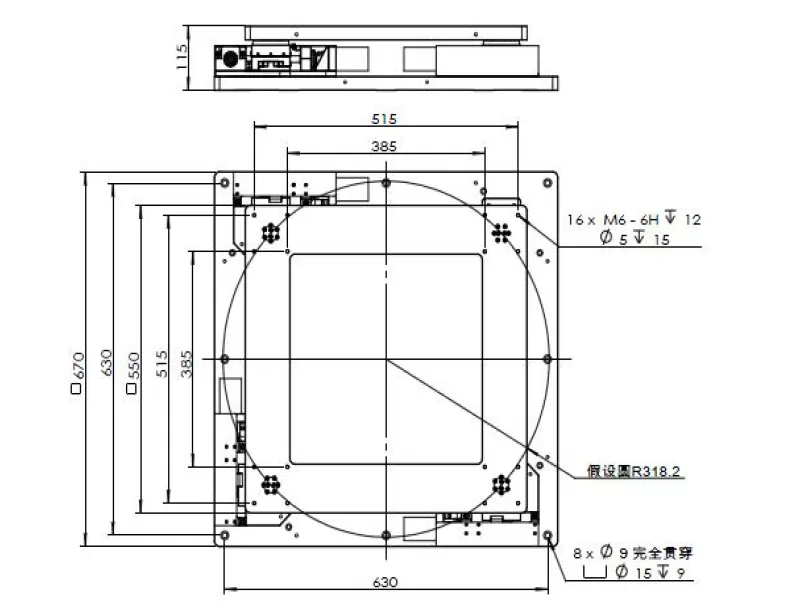 XYY轴电动对位台 FXYY-550(图9)