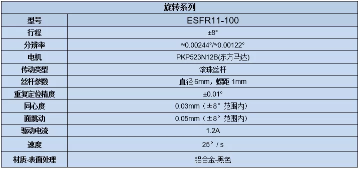 电动旋转滑台 ESFR11-100(图7)