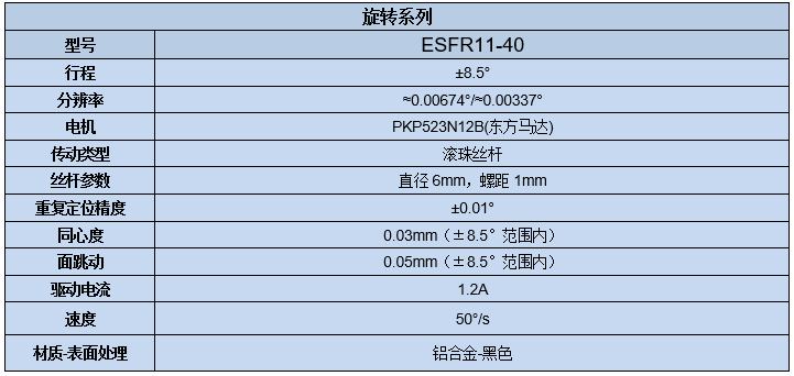 电动旋转位移台 ESFR11-40(图7)