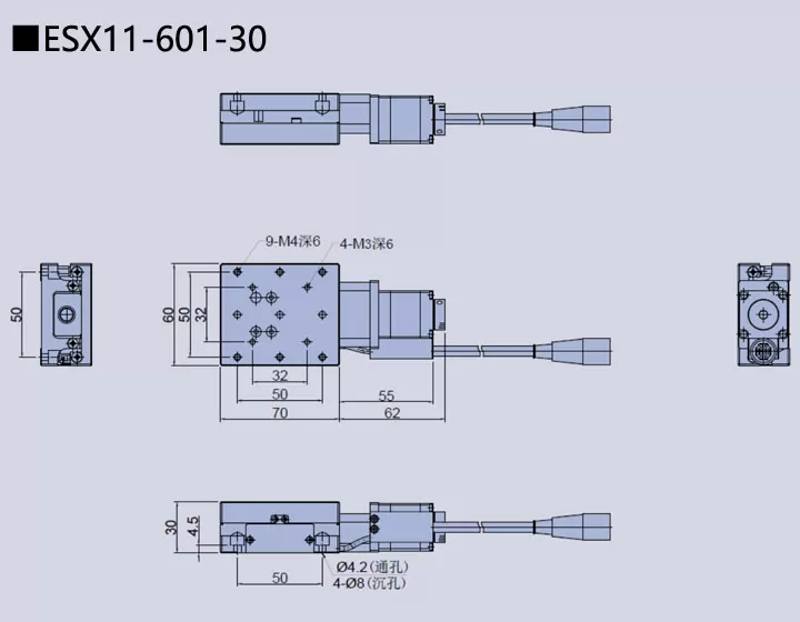 电动直线轴滑台 ESX11-601-30(图9)