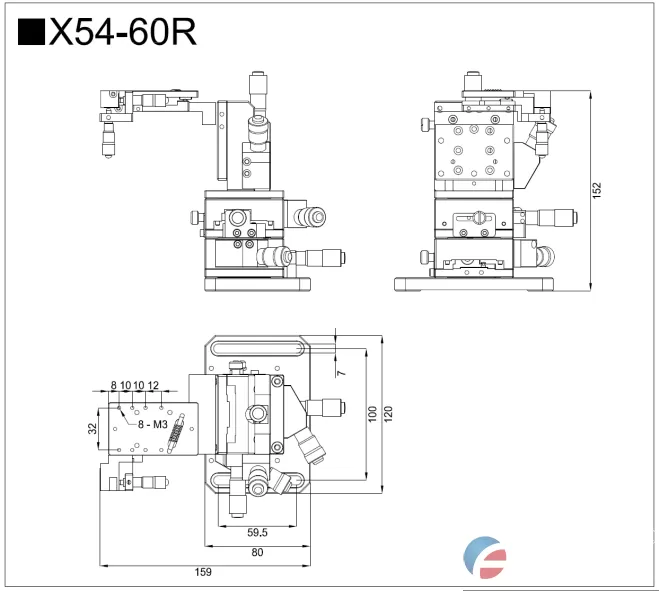 五维调整架 X54-60L/R (图2)