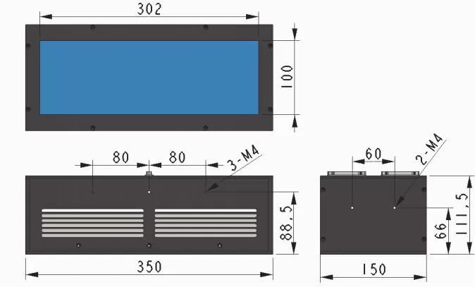 流水线UV固化机 365nm小型UV固化机(图2)