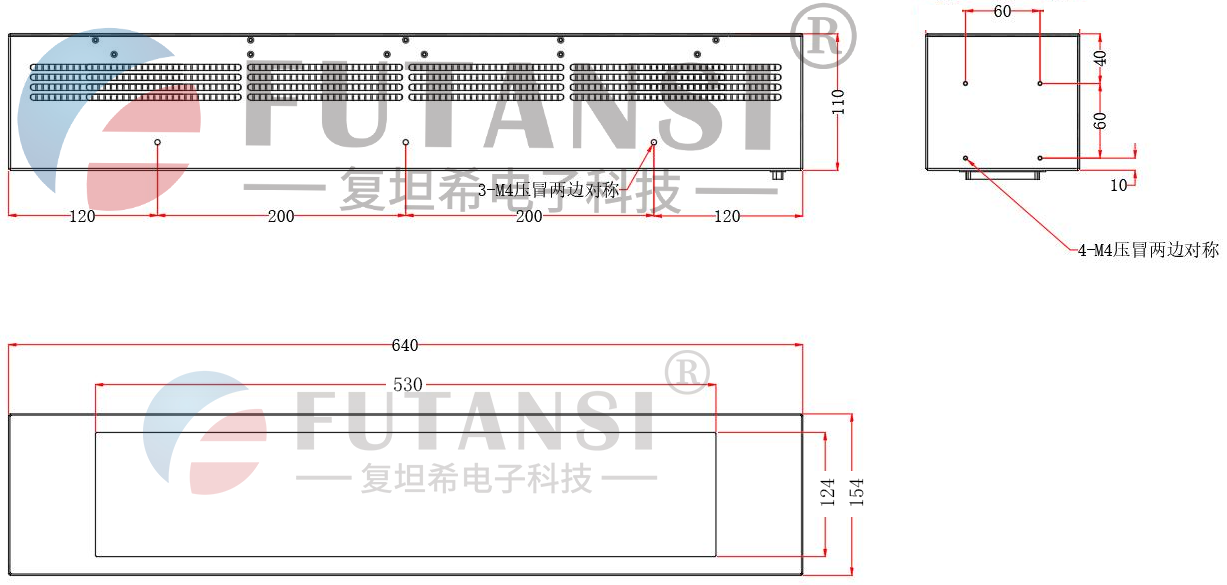 定制UVLED面光源124×530(图2)