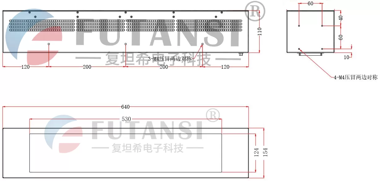 定制UVLED面光源124×530(图2) 定制UVLED面光源124×530(图2)