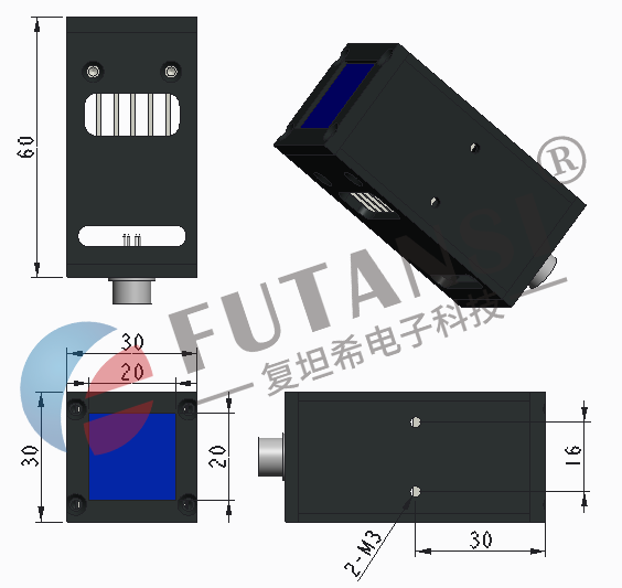 一拖四UVLED面光源固化机-20×20(图2)