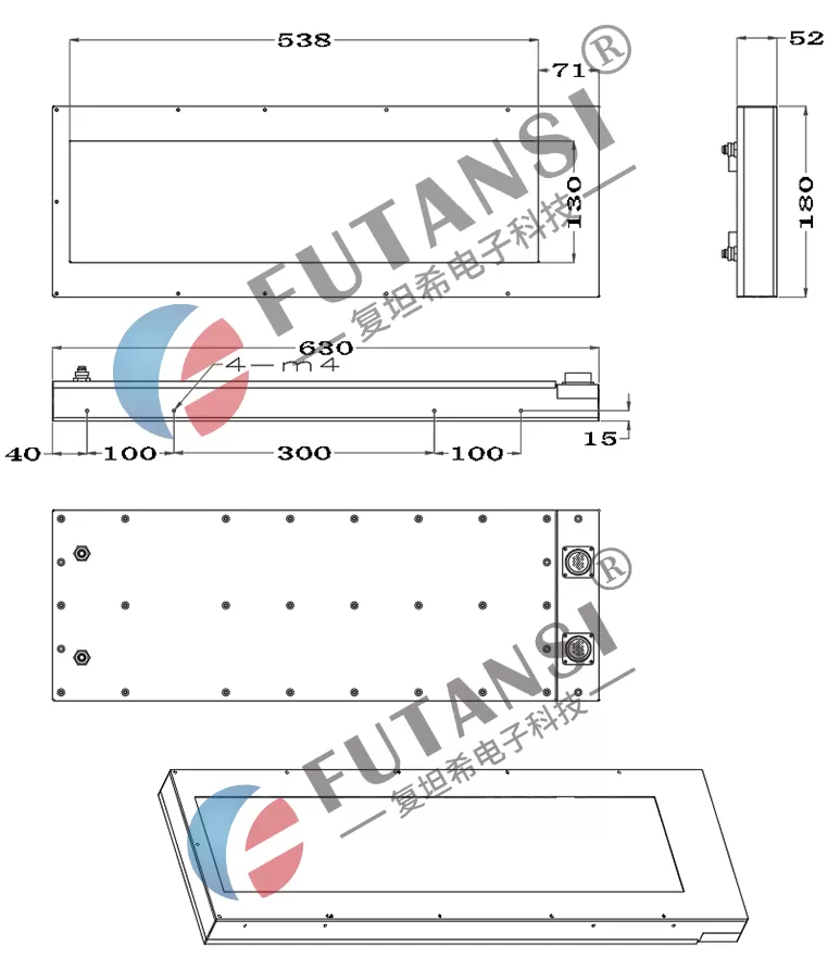 一拖二水冷UVLED面光源-538×130(图2)