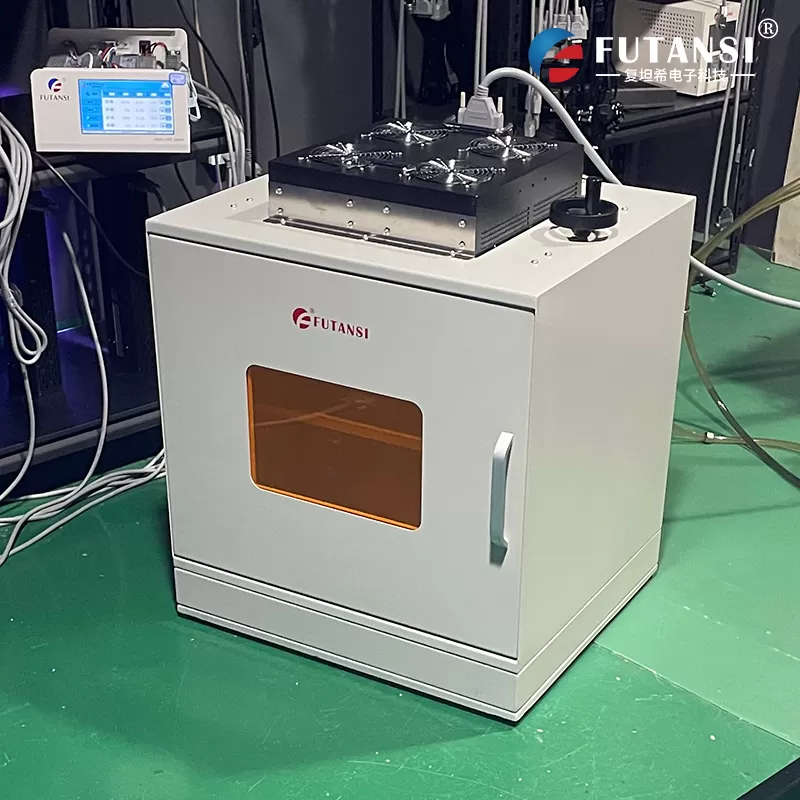 散热片导热胶快速固化用复坦希UVLED固化箱：提升电子产品散热性能的关键设备(图1)