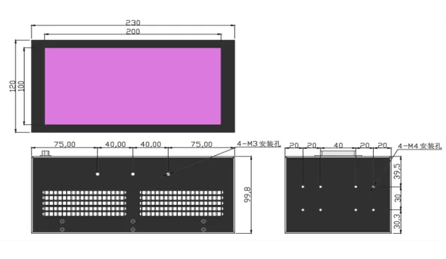 四面照射UVLED固化箱-200×200&200×100(图3)