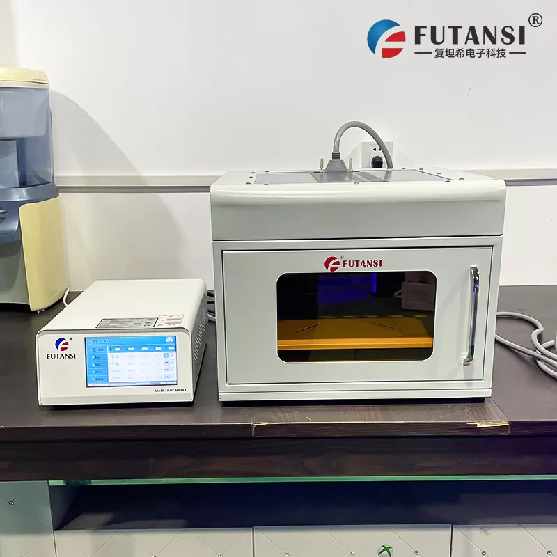 复坦希UVLED固化箱在半导体芯片粘接中的应用案例