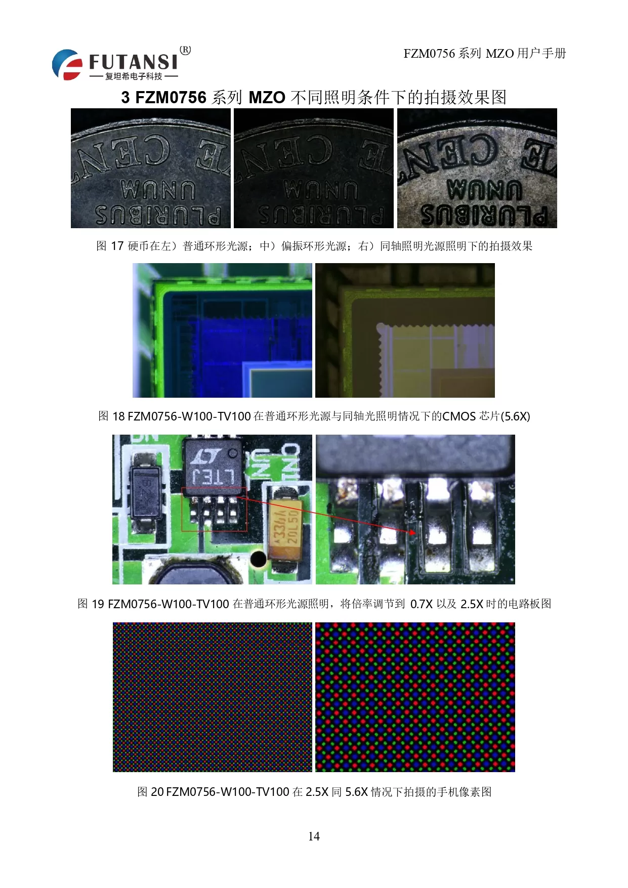 高分辨率单筒镜头 FTM0756D-W100-TV150-A50(图16)