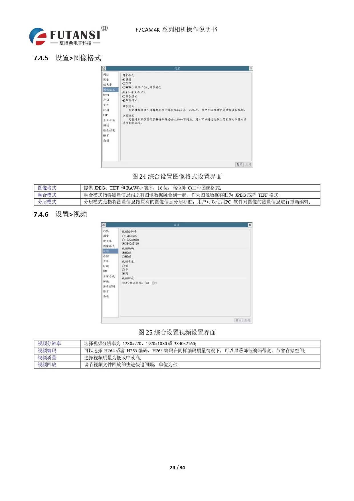 4K HDMI视频相机 F7CAM4K8MPB(图24)