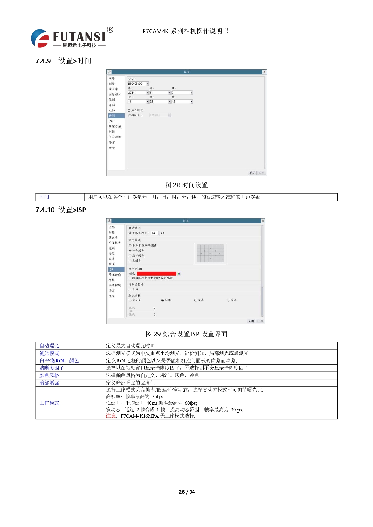 4K HDMI视频相机 F7CAM4K8MPB(图26)