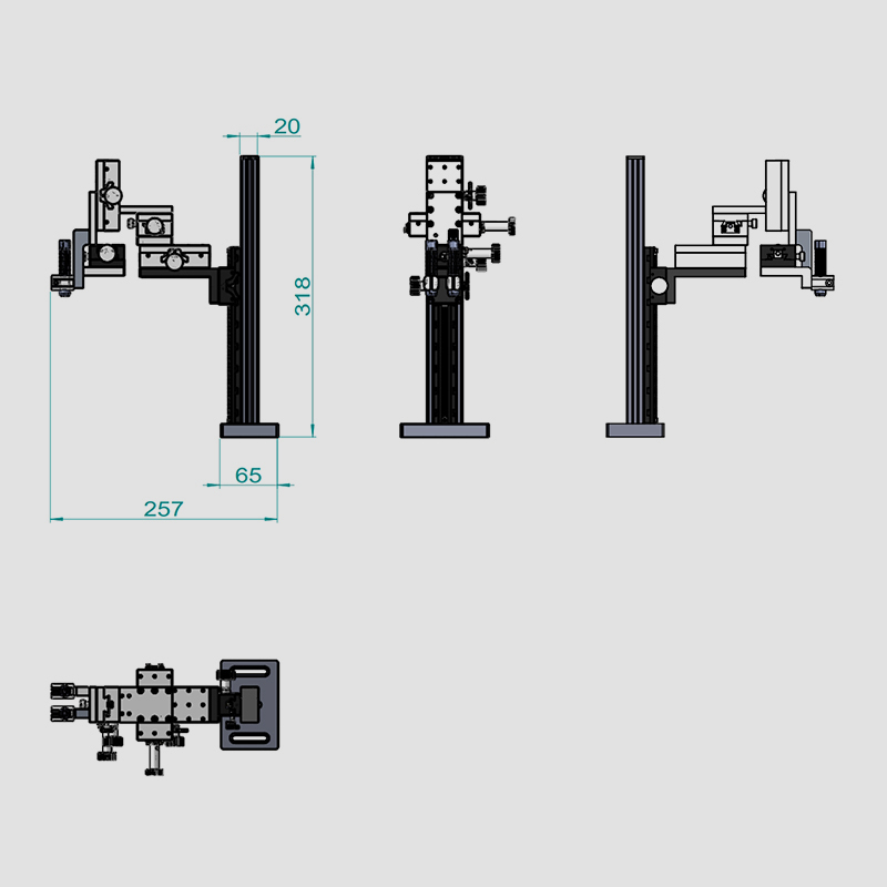 UVLED点光源照射头夹具 F-UV900-006(图1)