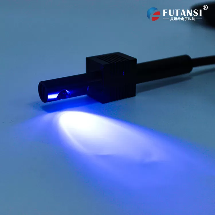 光纤固定UVLED点光源固化应用(插芯内胶水高精度固化)(图1) 光纤固定UVLED点光源固化应用(插芯内胶水高精度固化)(图1)