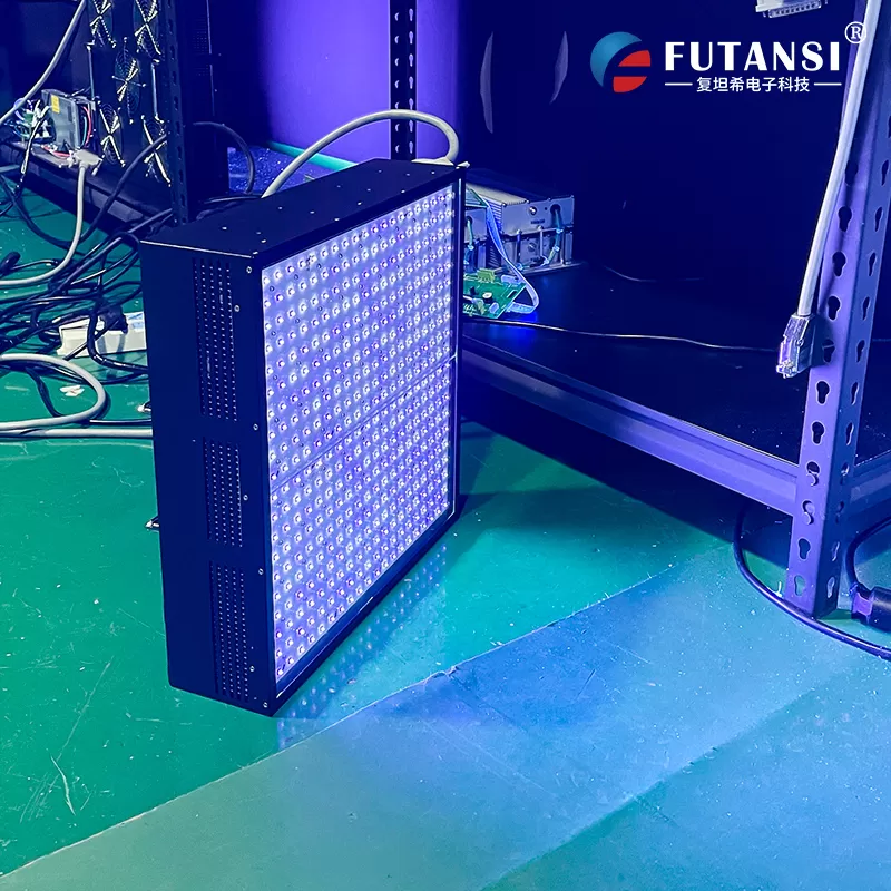 365nm UVLED面光源在半导体引线框架绝缘胶整面固化中