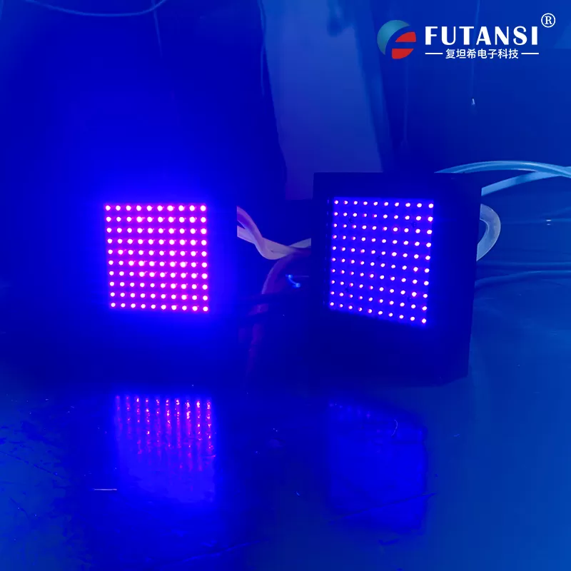 UVLED面光源在光伏接线盒内部灌封胶固化中的应用(盒体底部胶层整面均匀照射)(图1) UVLED面光源在光伏接线盒内部灌封胶固化中的应用(盒体底部胶层整面均匀照射)(图1)