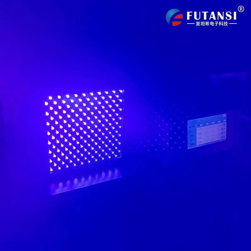 UVLED面光源光纤阵列封装应用（光纤定位胶大面积均匀固化）