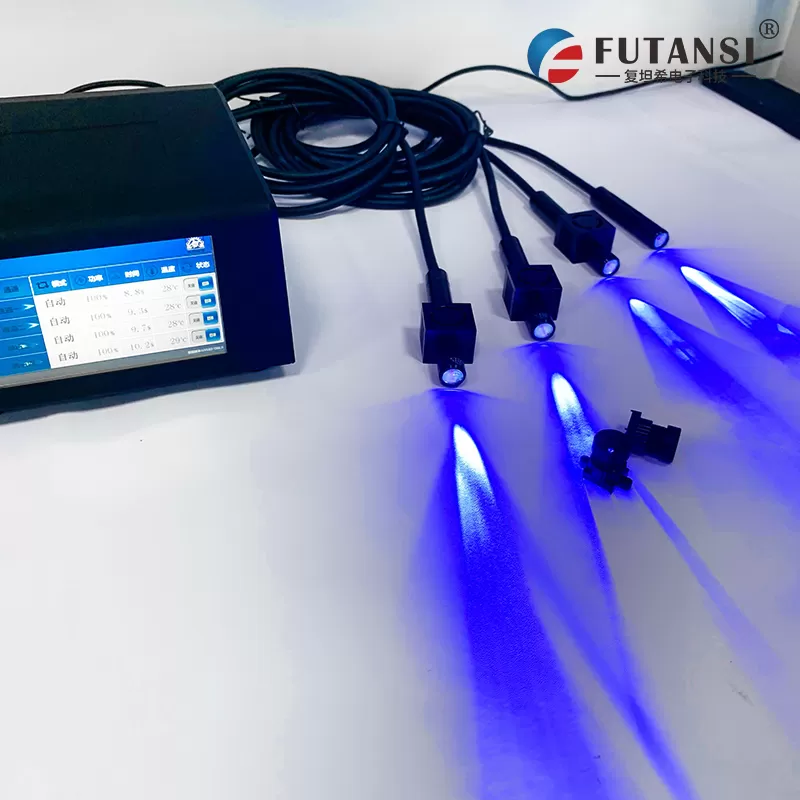 UVLED点光源PCB组装应用(电子器件UV胶局部固化)