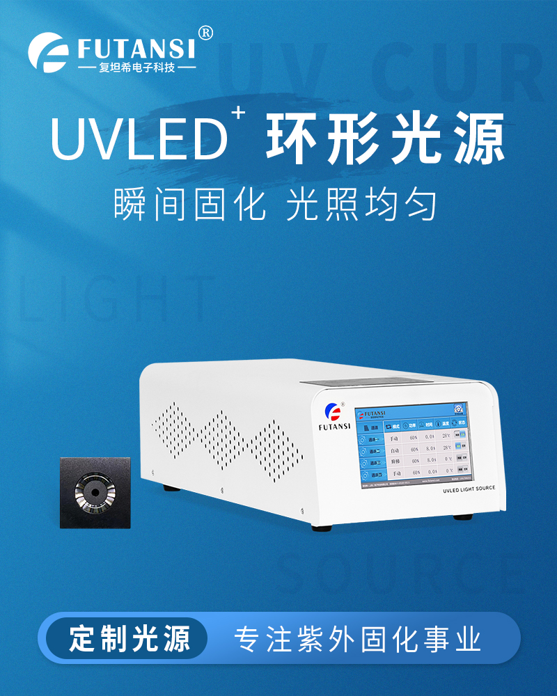 小型环形UVLED面光源 圆形uvled固化光源φ15(图1)