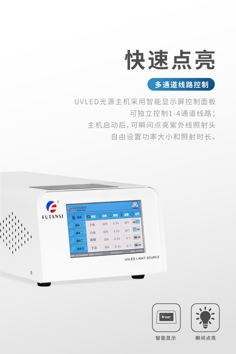 UVLED平行光源 精密线路光刻线路板加工直线UVLED光源(图4)