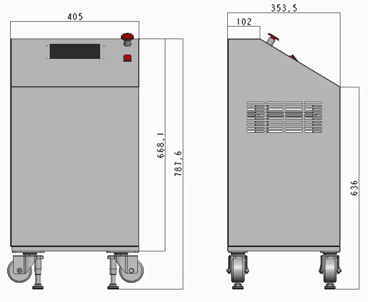 水冷UVLED流水线固化炉-500500W(图4)