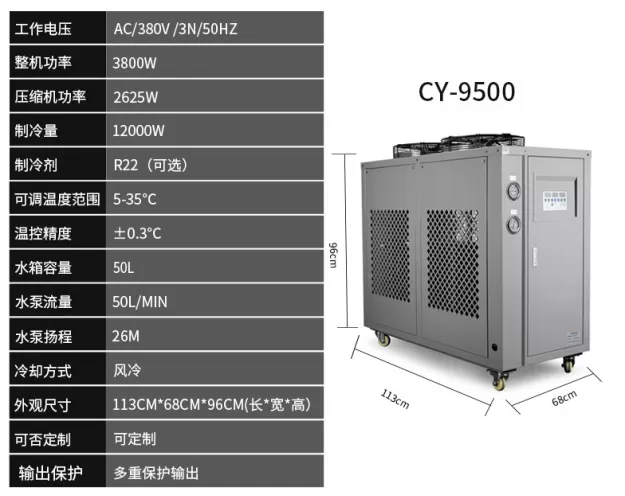 水冷UVLED流水线固化炉-500500W(图5)