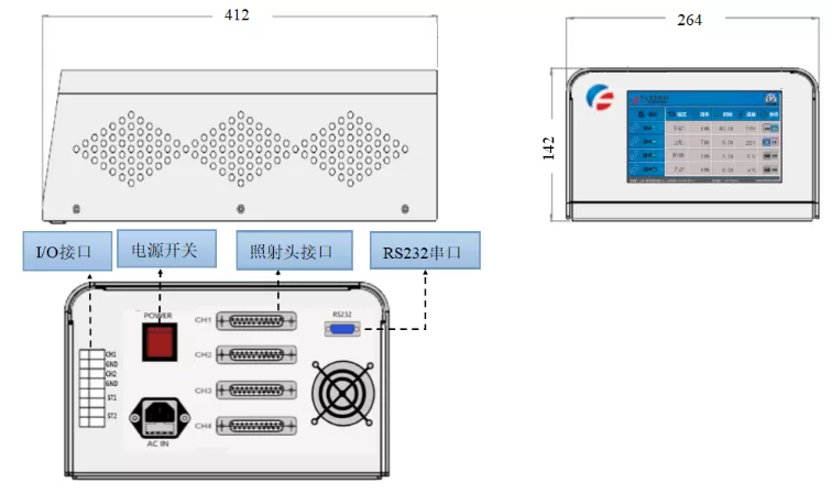 大型UVLED烘箱 胶水油墨用UV固化箱（60020）(图4)